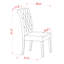 Ensemble de salle à manger 6 pièces comprenant une table rectangulaire, 4 chaises Parson en lin beige clair et un banc, 101,6 x 182,9 cm, multicolore-894303067-894303071-894303069