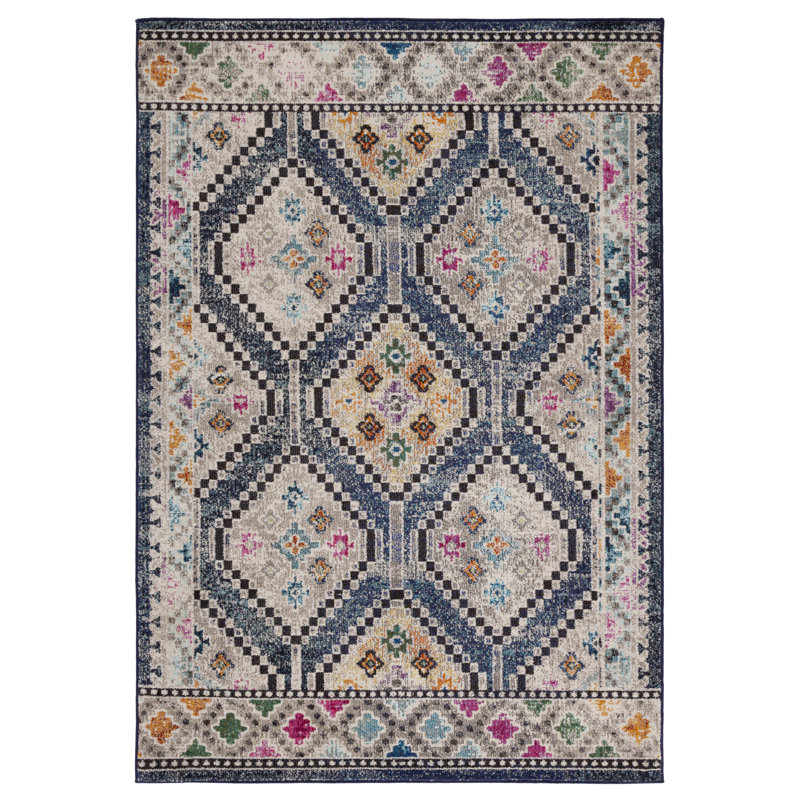 Ekam Performance Southwestern Rug, Rectangle 6' x 9'