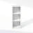 Ebern Designs Reed Open Shelf Multipurpose Bookcase, Storage Organizer, White-1099397598-1136803316
