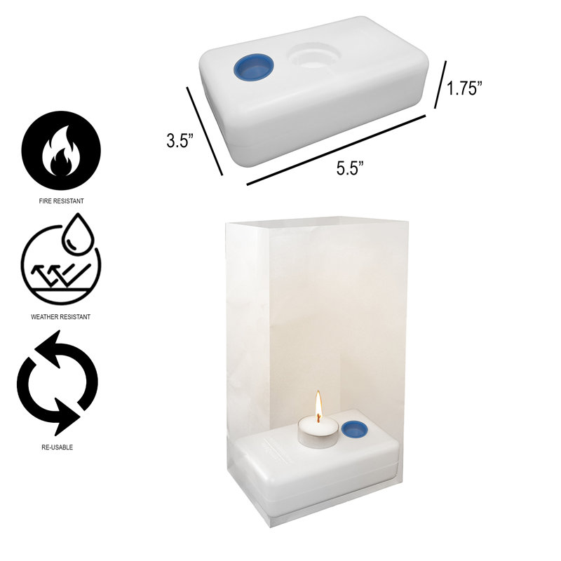 LumaBase Weighted Candleholder for Luminarias , 50