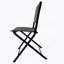 Ensemble de bistro 3 pièces, ensemble de table de patio pliable et chaises, ensemble de mobilier d'extérieur