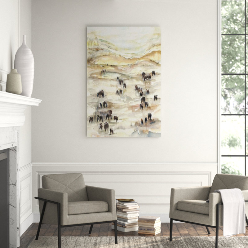 Grassland II Print by Elena Carlie, Knife Gel, 45" H x 30" W