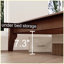 Lit plateforme moderne en bois de bambou sec de 12 pouces avec tête de lit tapissier de 48 po