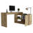 Axis Modern L-Shaped Computer Desk With Open And Closed Storage, Light Oak Finish For Efficient Workspace-1962393280