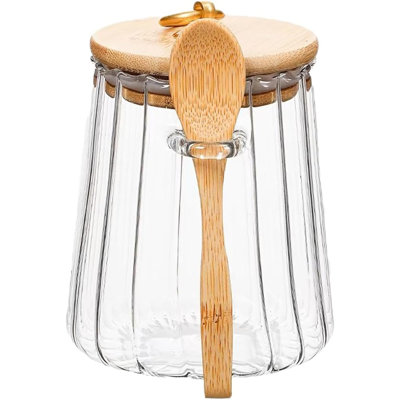 Sugar Bowls Container 25.36 FL OZ Glass Coffee Canister
