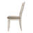 Arjane Upholstered Side Chair in Tan and Cream (Set of 2)