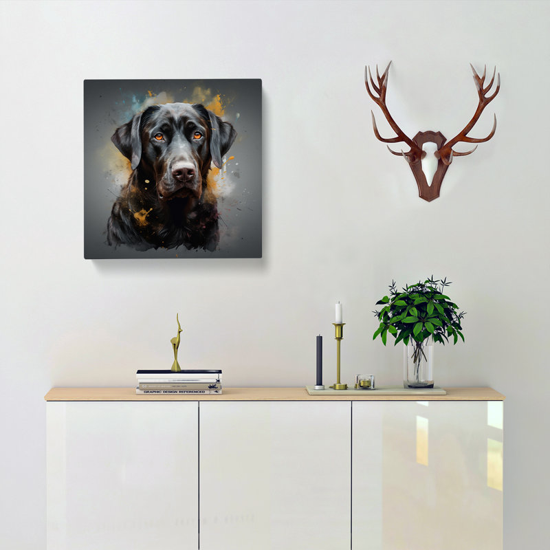 Labrador Retriever Conceptual - Wrapped Canvas