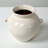 Approx. 8" High Off Whtie Ceramic Vase with Two Decorative Hooks