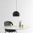 Schultz 10" W Metal 1-Light Single Globe Pendant-238578413