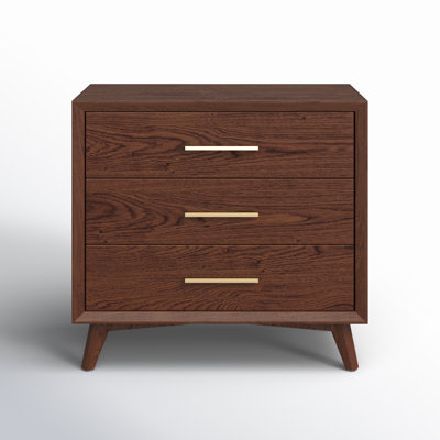 Capricorn 3 Drawer Nightstand
