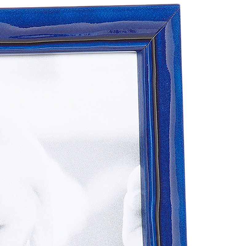 Cadre photo Lavo, 4 po x 6 po, Bleu chatoyant