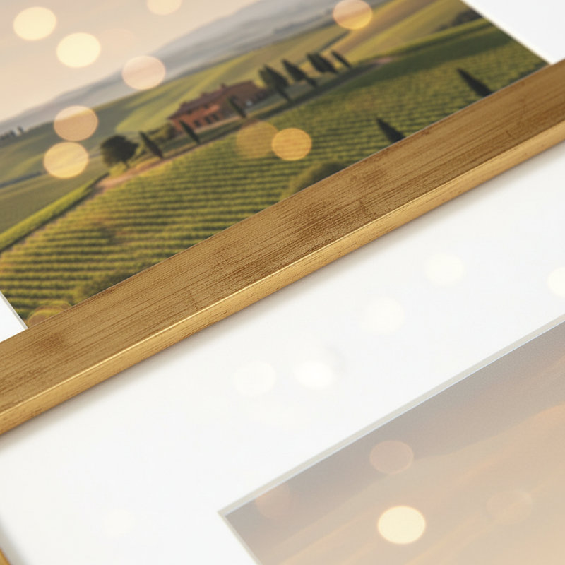 Cadre photo mural 8 x 10, convient aux photos 5 x 7 avec passe-partout ou aux photos 8 x 10 sans passe-partout - 1 paquet