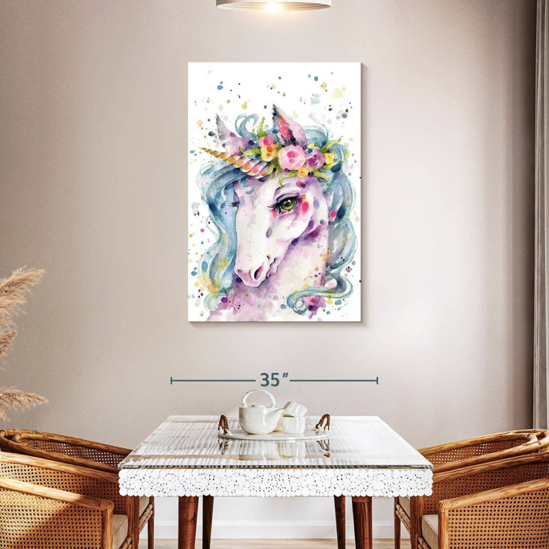 Ashelle Little Unicorn, 45" H x 30" W