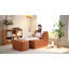 Fauteuil à billes 33,7 po avec repose-pieds-1766550368