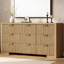 Commode moderne à 9 tiroirs pour chambre à coucher, commode en bois de 57 po avec poignées en métal-1774361632