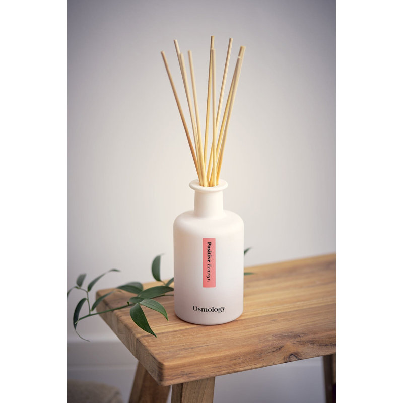 Diffuseur à roseaux à énergie positive - pamplemousse rose, vétiver et menthe