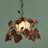 1-light Dimmable Rose Chandelier