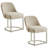 Borgos Linen Upholstered Barrelback Metal Base Dining Chair-2100312531-2109288369