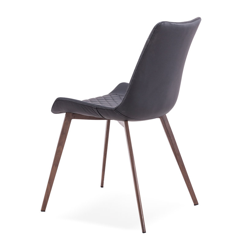 Albieri 18.5'' H Upholstered Side Chair, Navy/Black