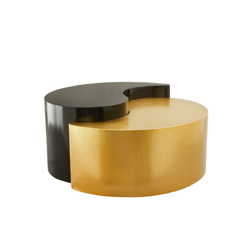 Addington Coffee Table, Black & Gold