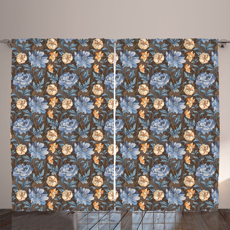 Semi Sheer Curtain Pair