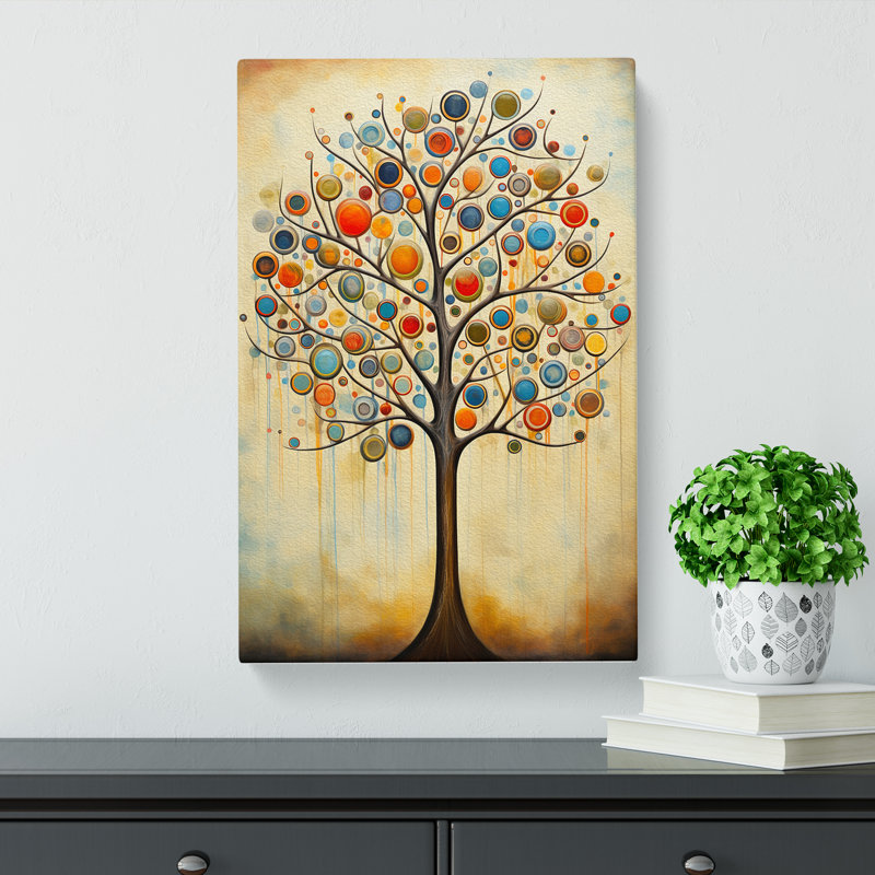 Tree Symbolism - No Frame Print, 60cm H x 40cm W x 3cm D