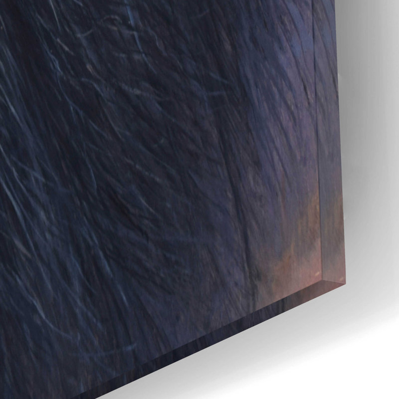 «Christian» par Sam Dolman, art mural en verre acrylique, H 16 po x l 12 po x P 0,13 po