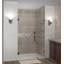 Porte de douche à charnière complètement sans cadre 42 x 72 Nautis GS-39291219-13961716