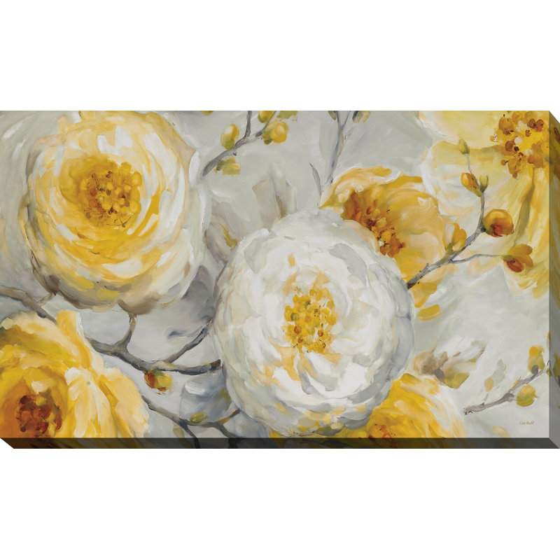 « soleil », reproduction de peinture à l’acrylique sur toile tendue, H 24 po x l 40 po x P 1 po