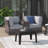 Anndale Fully Assembled 79'' Wide Outdoor Wicker Loveseat with Cushions