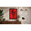 Dark Bloom Rising Botanical - Framed Print-268102064-268102077