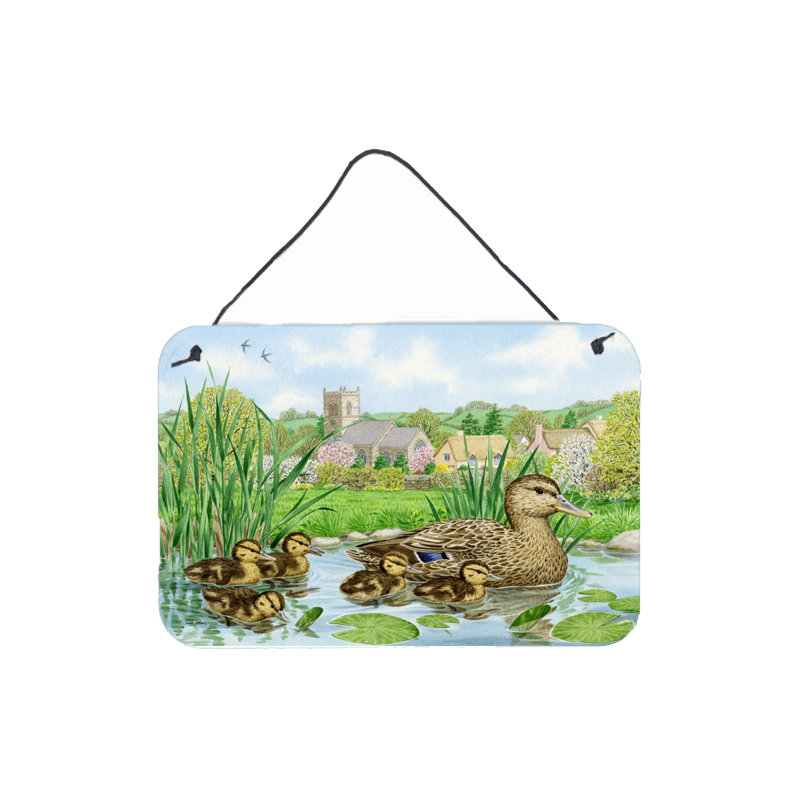 Mallard Duck by Sarah Adams Painting Print Plaque