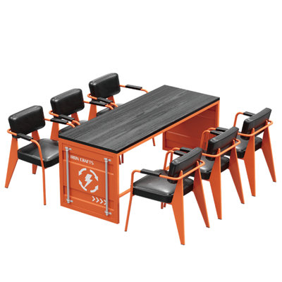 Juveria 7 Piece Faux Leather Living Room Set