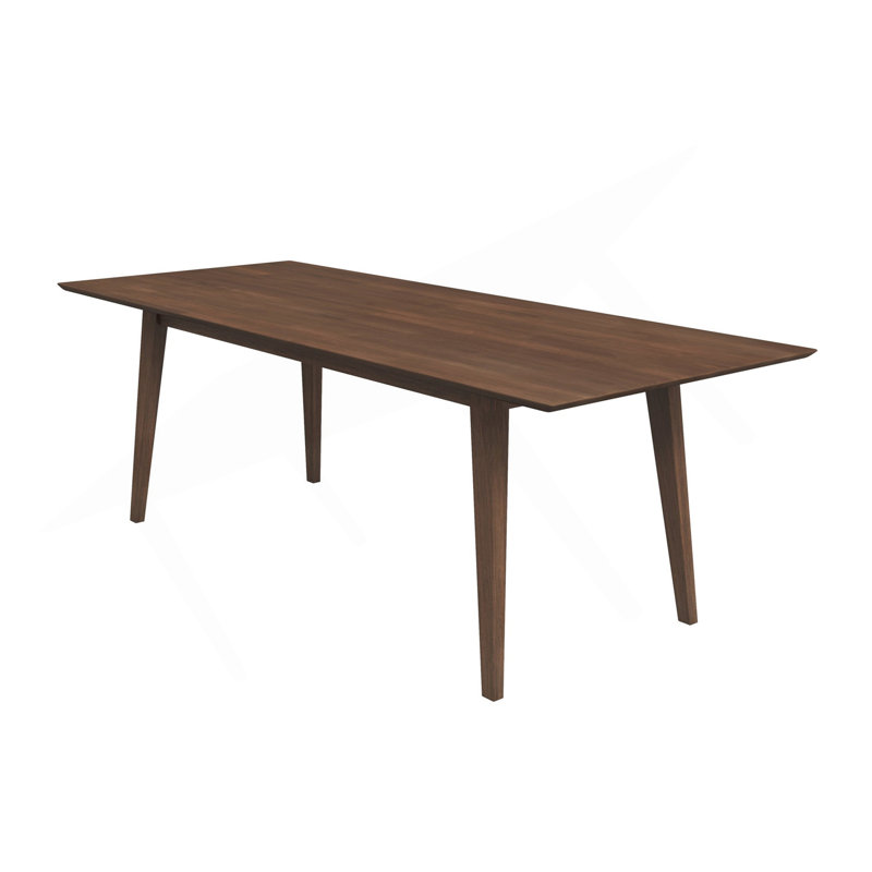 Carlos Wood Dining Table, Brown