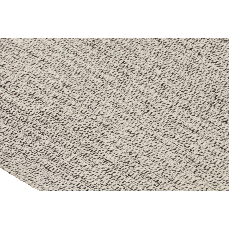 Hand Knotted Wool Area Rug in Gray