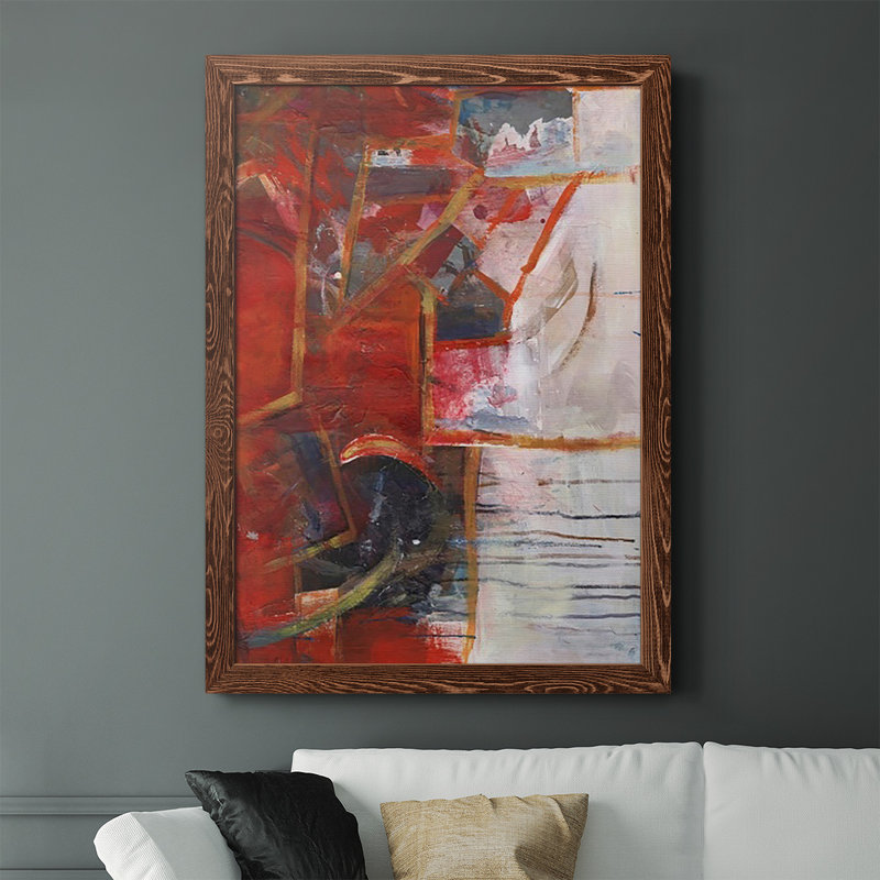 City Life IV, reproduction d'art sur toile, H 43,5 po x l 31,5 po x P 1 po, Cadre érable