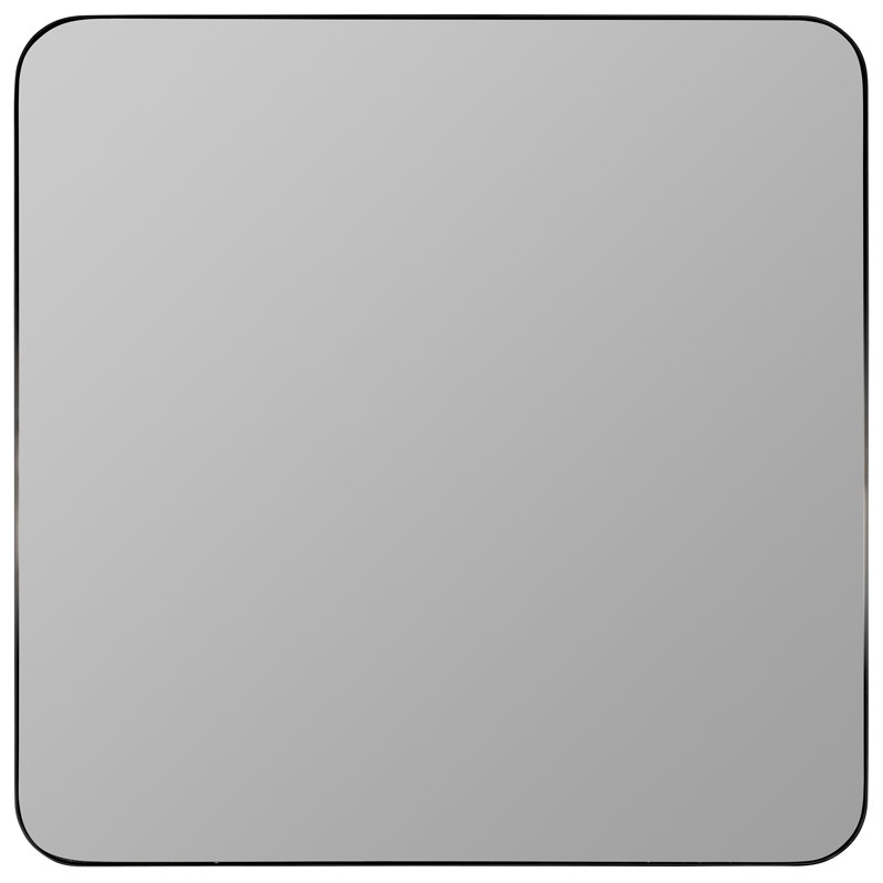 Somerset Accent Mirror, Matte Black, 36" H x 24" W