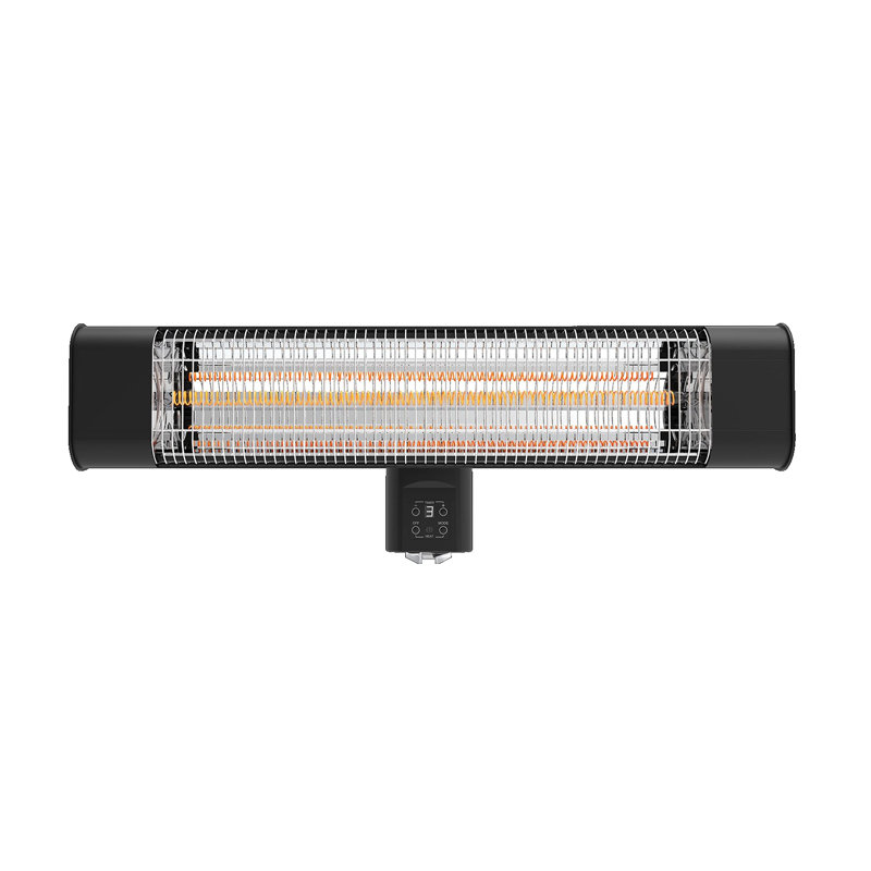 Belfry Heating Diaz Electric Baseboard Space Heater with Adjustable Thermostat, Matte Black