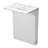 Wetstone 33.5" Tall White Rectangular Pedestal Bathroom Sink