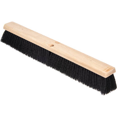 Rubbermaid Commercial Products Extra Wide Flare Broom, Black