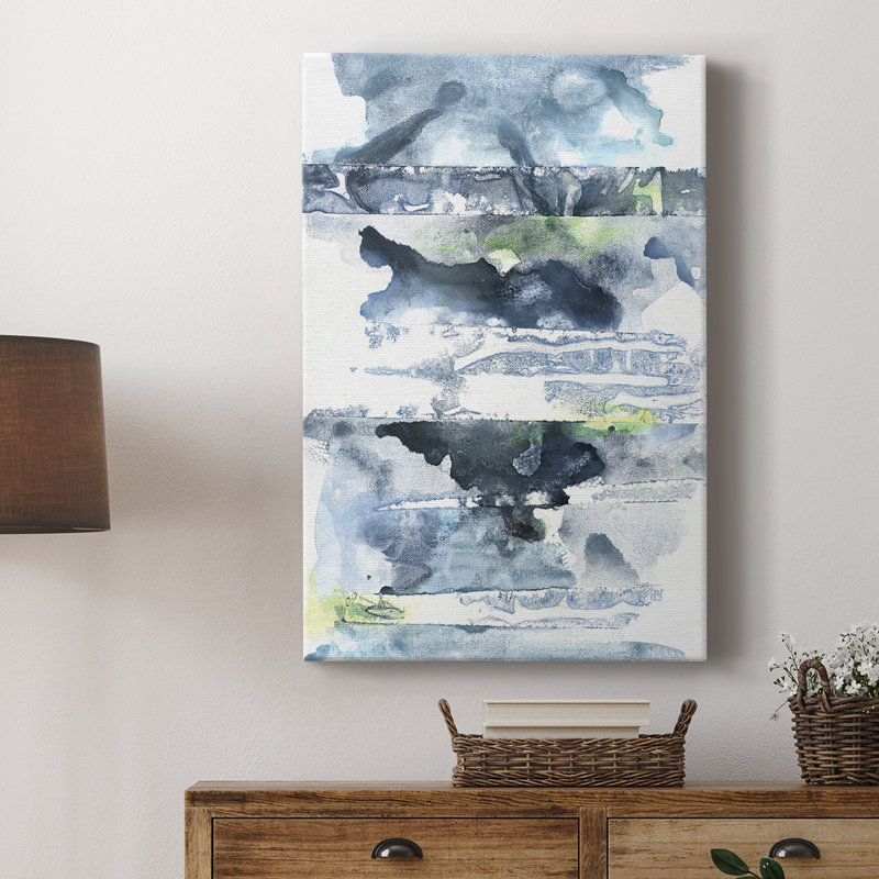 Blue Memories II - galerie sur mesure, H 18 po x l 12 po