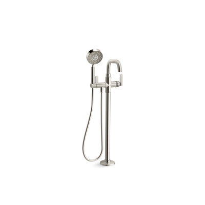 Castia by Studio McGee Floor-Mount Bath Filler Trim with Handshower