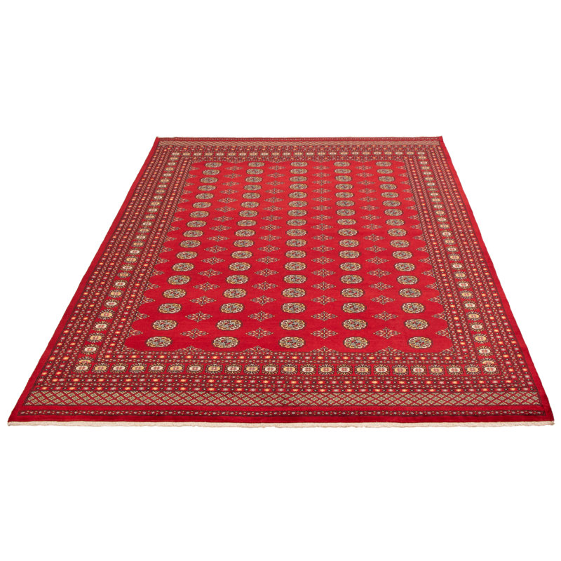 Tapis rouge foncé Finest Peshawar Bokhara 8 pi 0 po x 10 pi 2 po