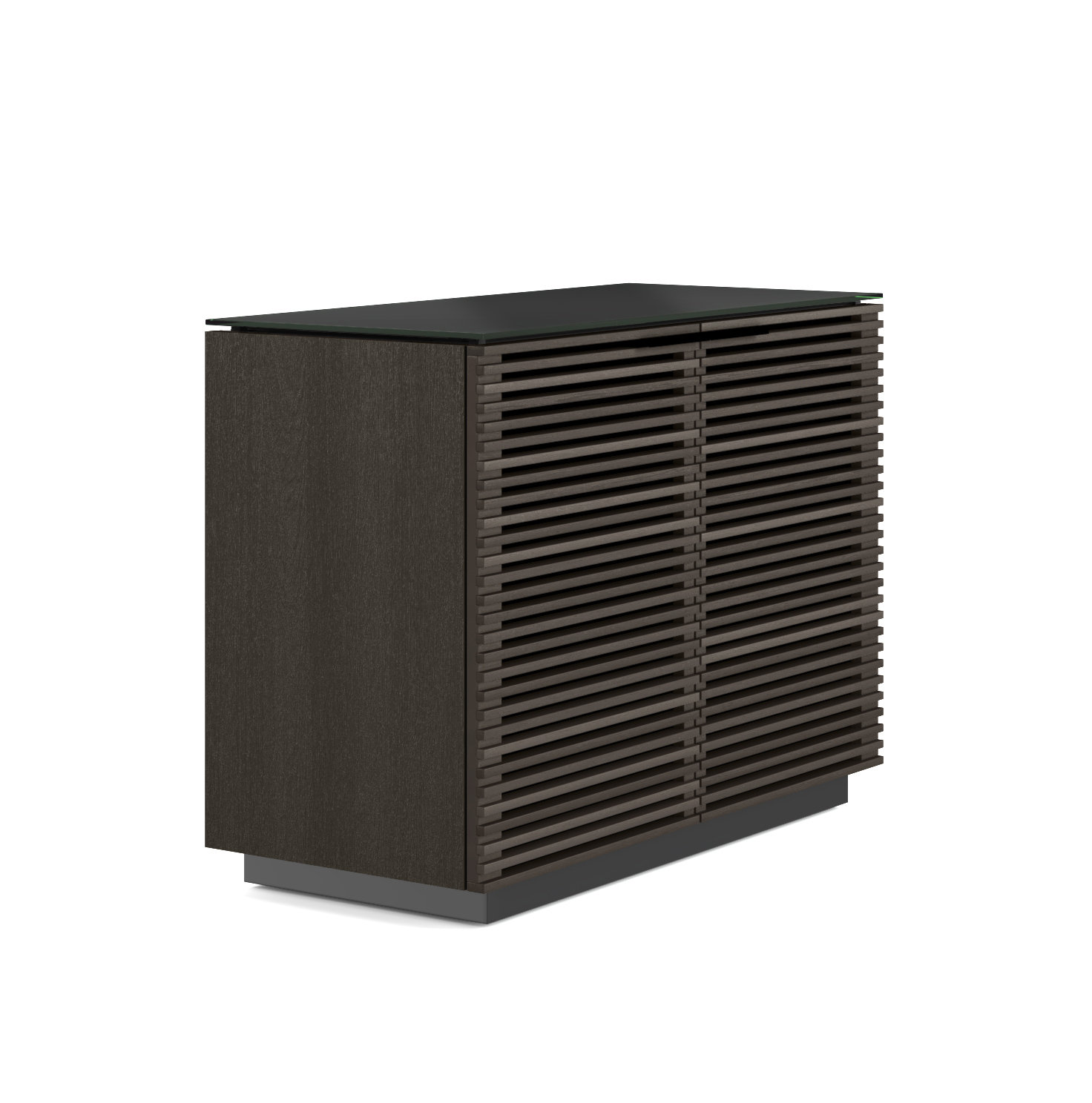 Corridor Accent Cabinet, Charcoal/Stained Ash