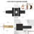 Privacy Door Lever with Square Rosette for Bed and Bath Keyless-1976476040-1983703791-1981462406