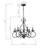 Lexi 6 - Light Dimmable Chandelier