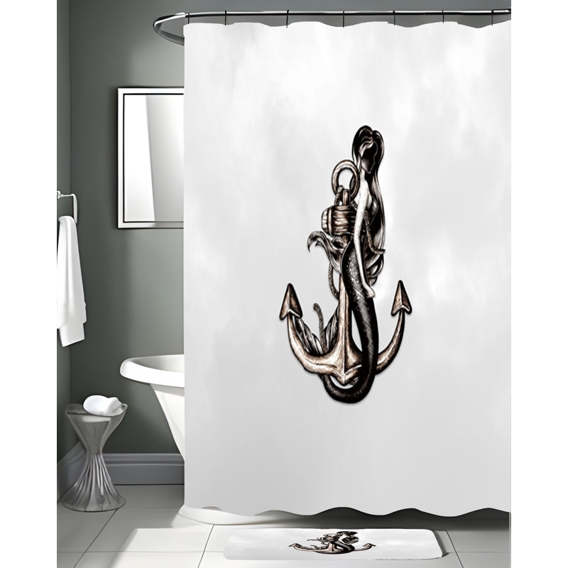 Letourneau Shower Curtain, 72" H x 70" W