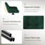 48cm H Fabric Upholstered Metal Upholstered Back Armchair-1893135418-1880286383
