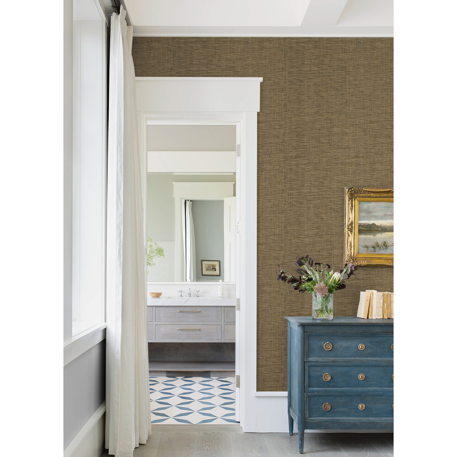 Ovelia Fabric Textures Wallpaper