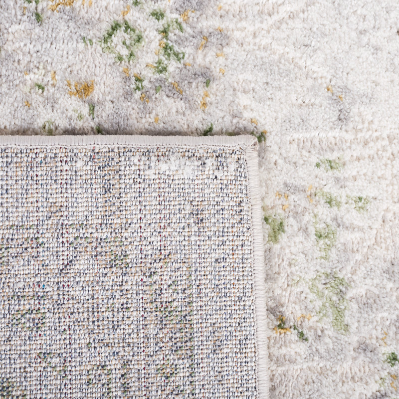 Tapis beige / vert Palma 326, Rectangle 5 pi 3 po x 7 pi 6 po